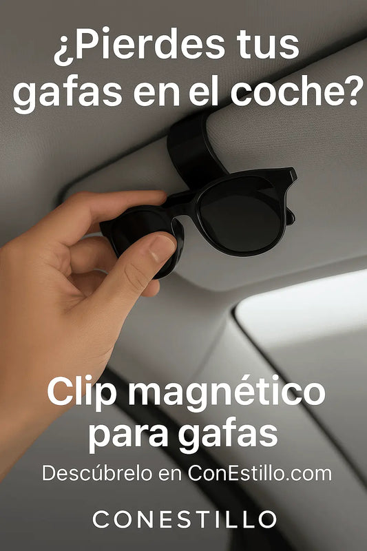 Clip Magnético de Lujo para Gafas – Conduce sin molestias - ConEstillo 
