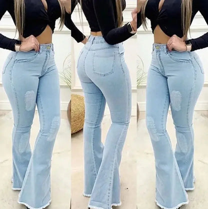 Pantalones Acampanados Ajustados para Mujer - Sexy y Elegantes ConEstillo