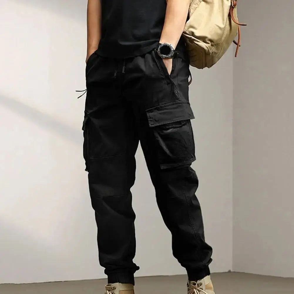 Pantalones cargo para hombre: con cintura elástica My Store