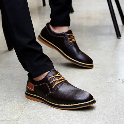 Zapatos Oxford de Couro: Elegância Clássica e Conforto Duradouro ConEstillo