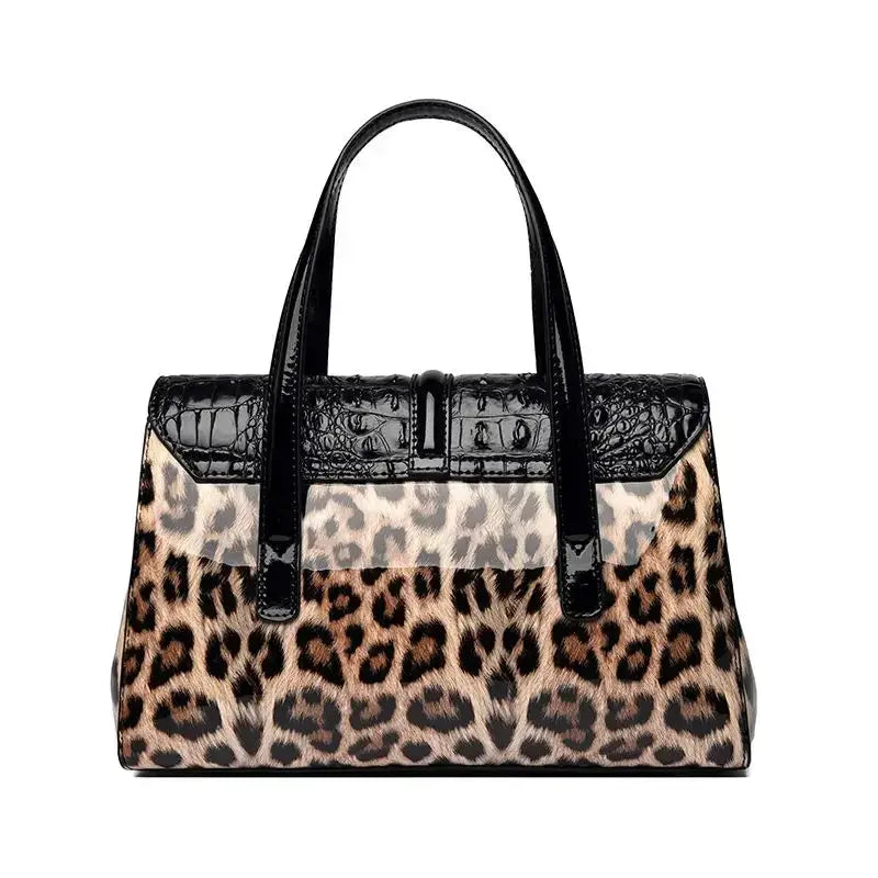 Bolso de Piel con Estilo Leopardo para Mujer ConEstillo