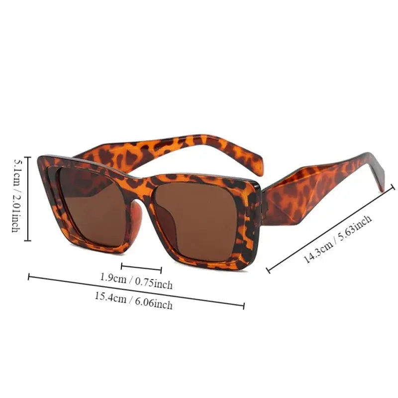 Gafas de sol cuadradas retro para mujeres y hombres My Store