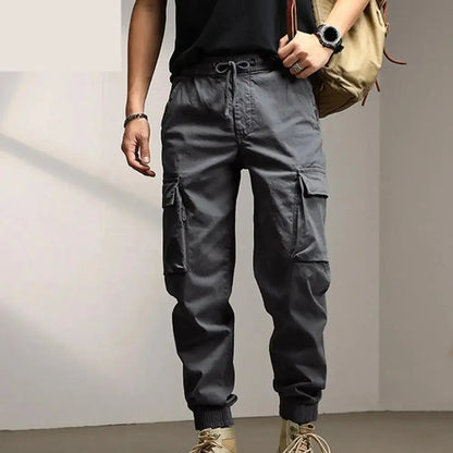 Pantalones cargo para hombre: con cintura elástica My Store