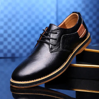 Zapatos Oxford de Couro: Elegância Clássica e Conforto Duradouro ConEstillo