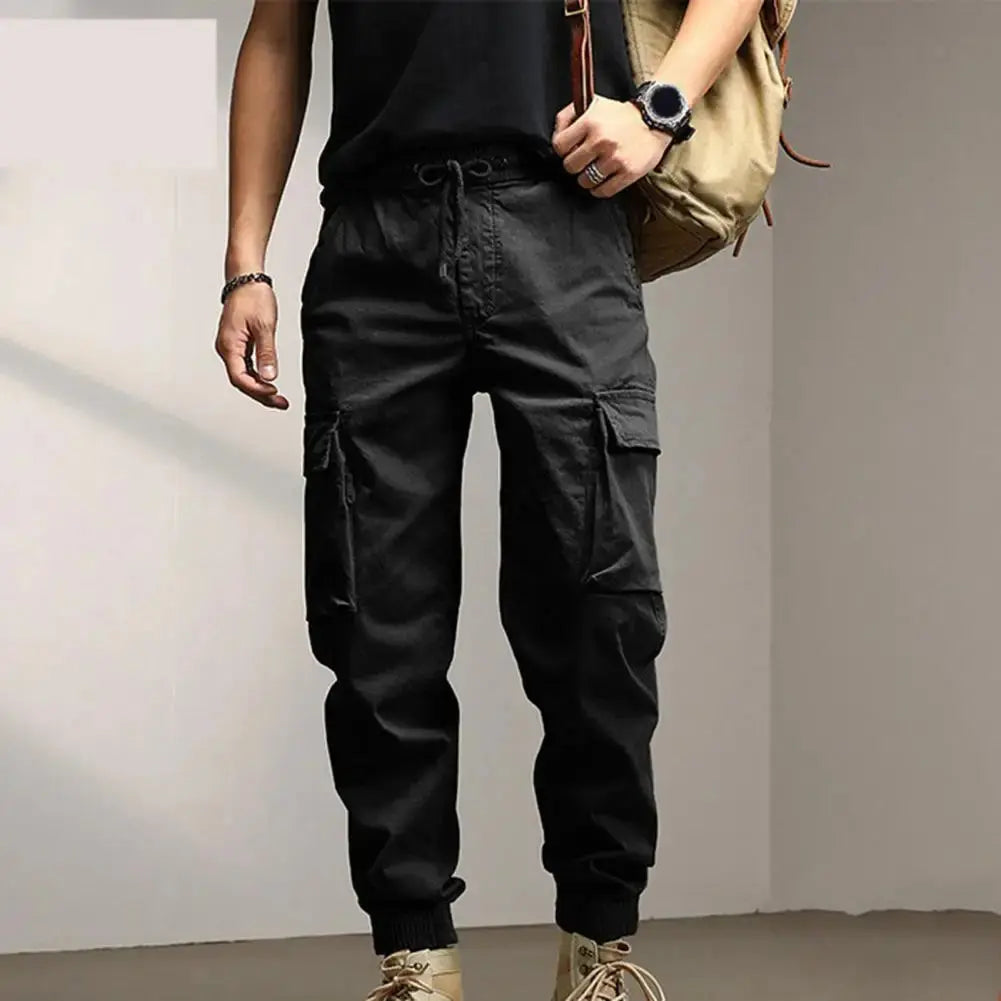 Pantalones cargo para hombre: con cintura elástica My Store