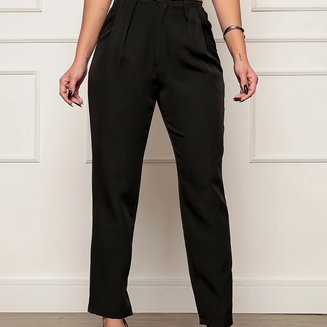 Pantalones Casual Sin Cinturón para Mujer